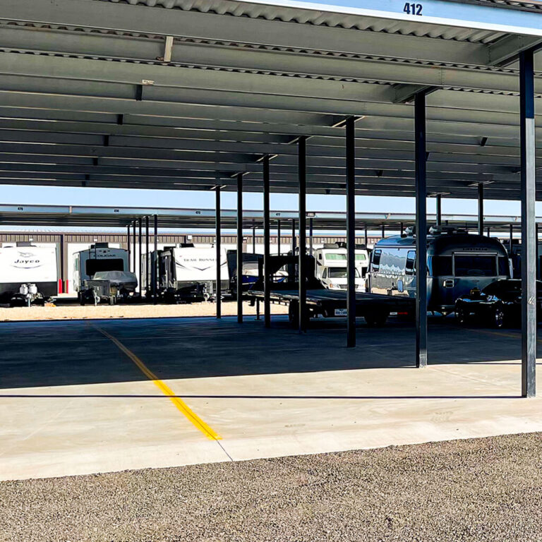 concrete canopy, Affordable Storage
