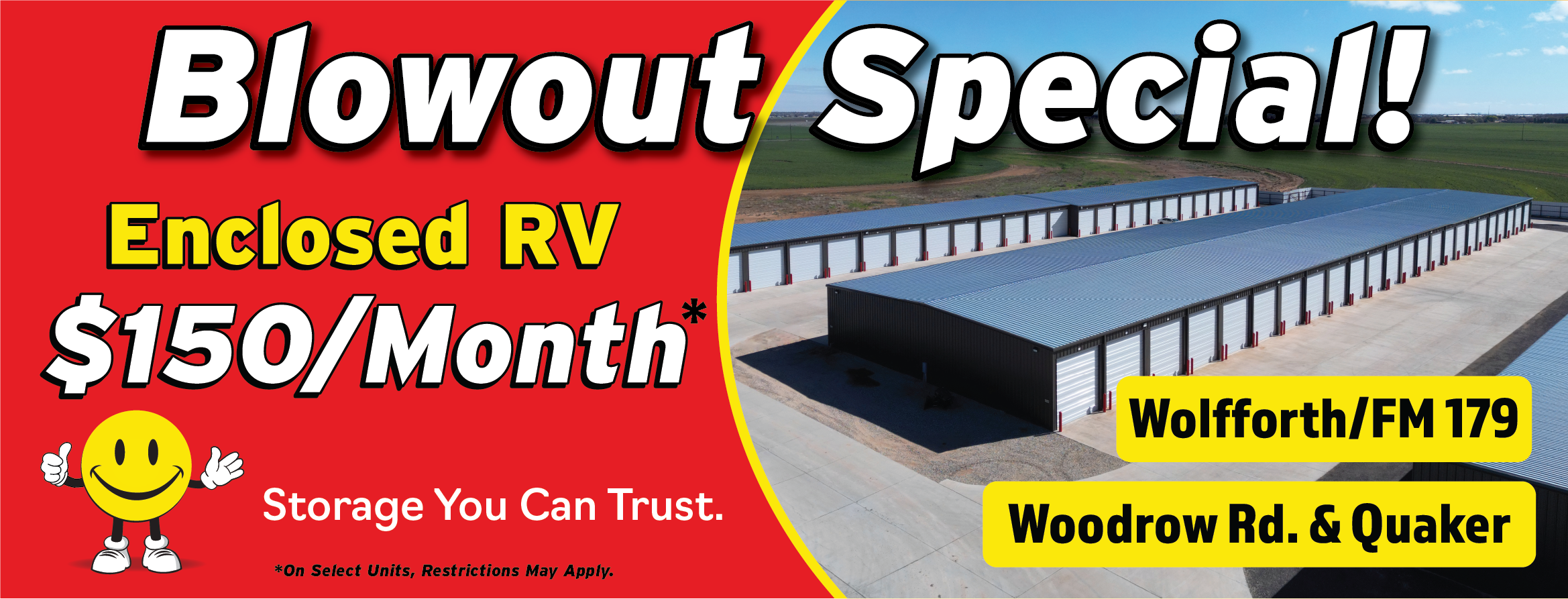 wolfforth enclosed RV specials