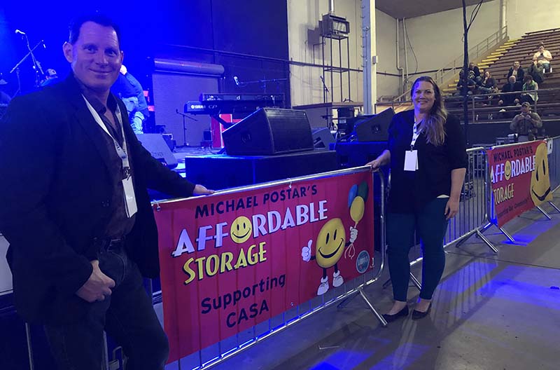 Affordable Storage Supports CASA of Lubbock at a concert