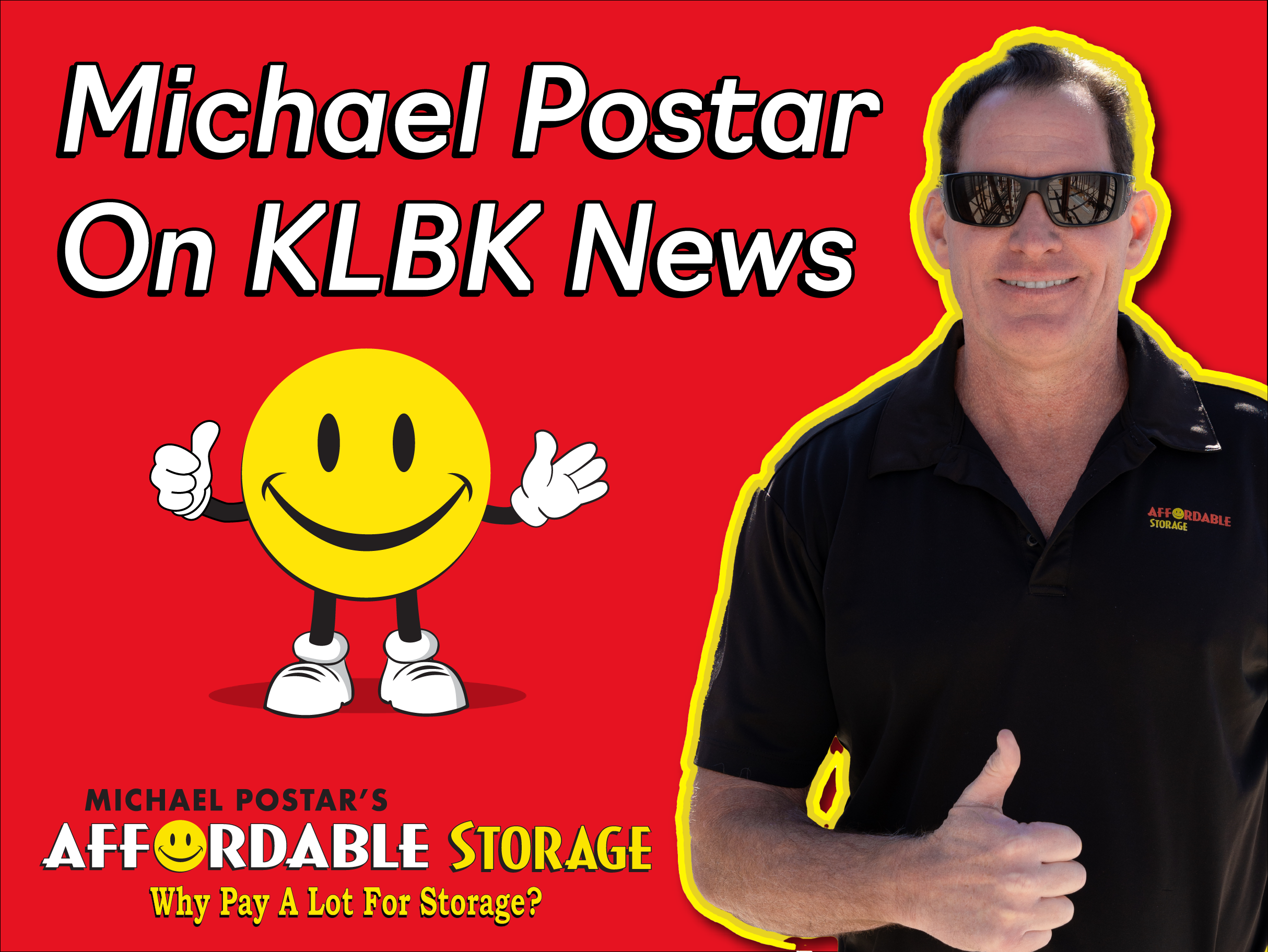 Michael Postar from Affordable Storage on KLBK News