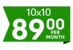 10x10 for $89