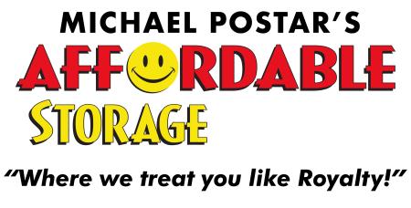 Affordable Storage Where we treat you like royalty logo