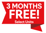3 months free special at Affordable Storage