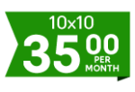 $35 per month 10x10