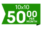 $50 per month 10x10