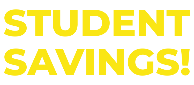 student savings!